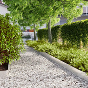 Bordura per Prato 30 pz 15 x 103 cm Acciaio Inox Argento 865988