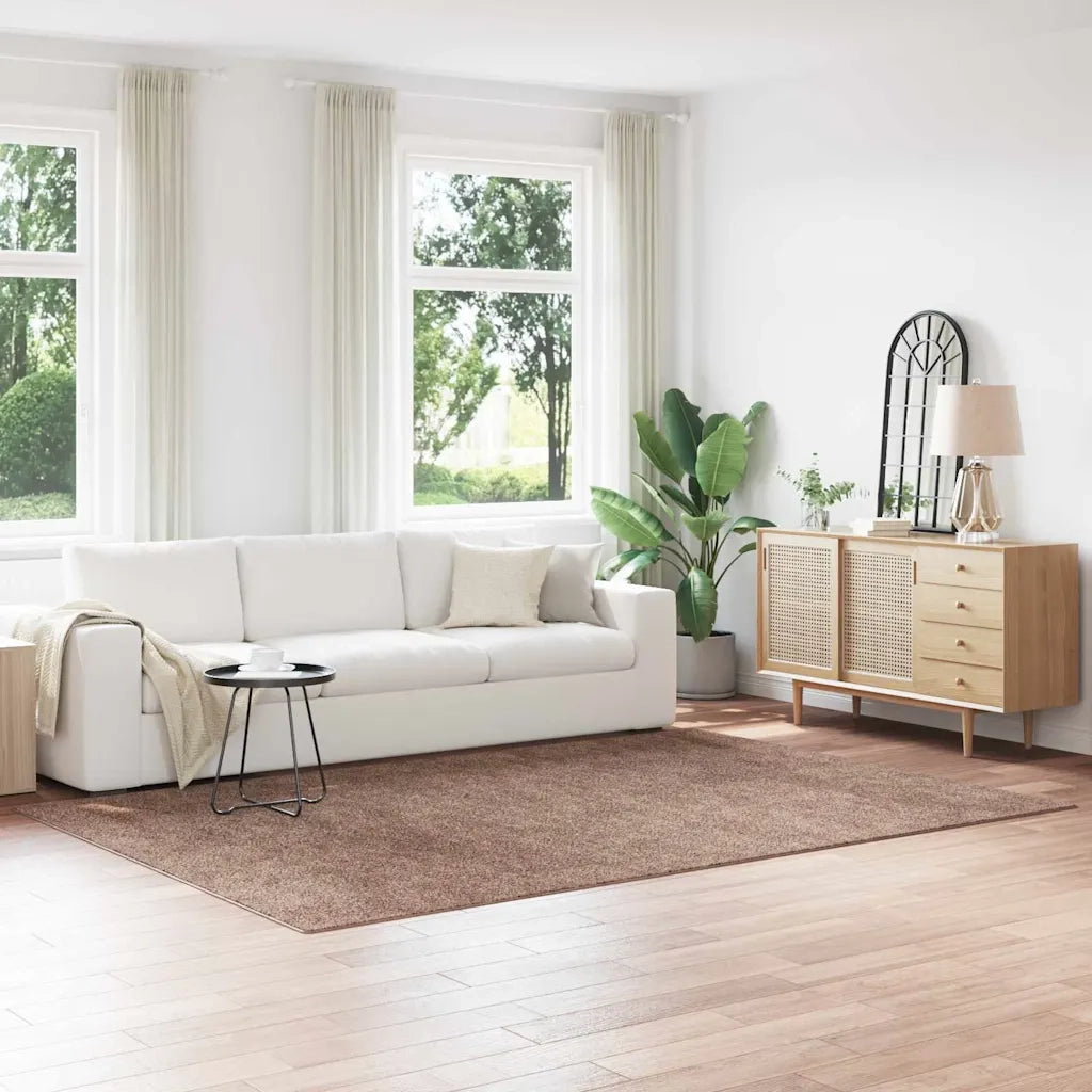 Tappeto Shaggy Antiscivolo Marrone 200 x 290 cm PP 4019797