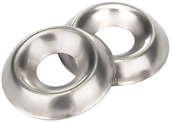 Anelli di chiusura 50 pezzi - Testa inox - Acciaio inossidabile 304 - Corrosione resistente - Robusto - Duraturo - Anelli di fissaggio