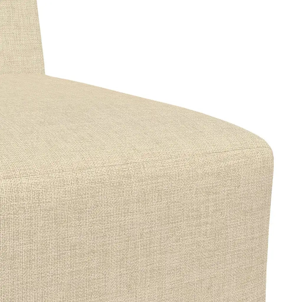 Divano Sedia senza Braccioli Crema 55 cm in Tessuto