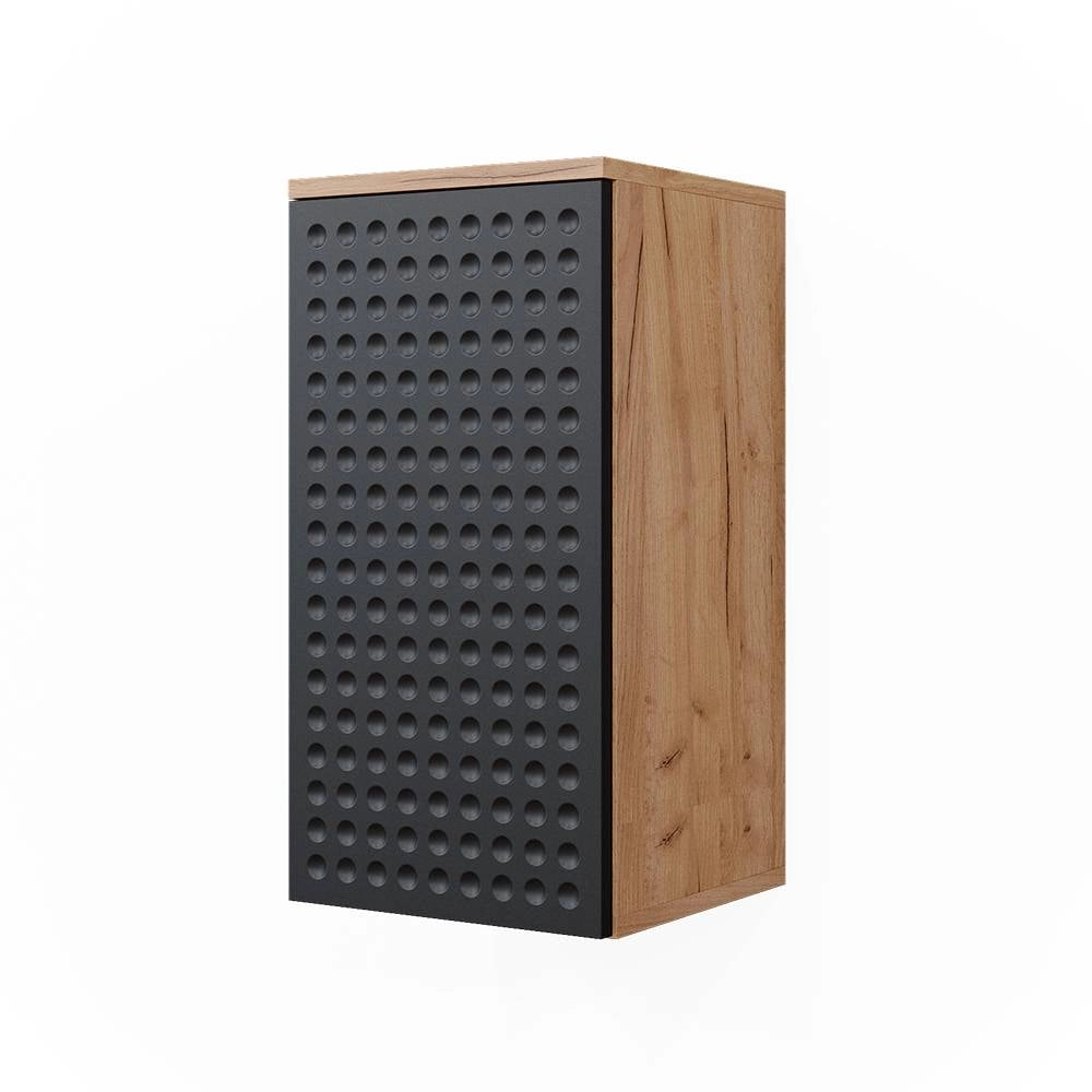 Vicco Mobile bagno Antracite puntinato 30 x 59 cm 2 scomparti, bagno