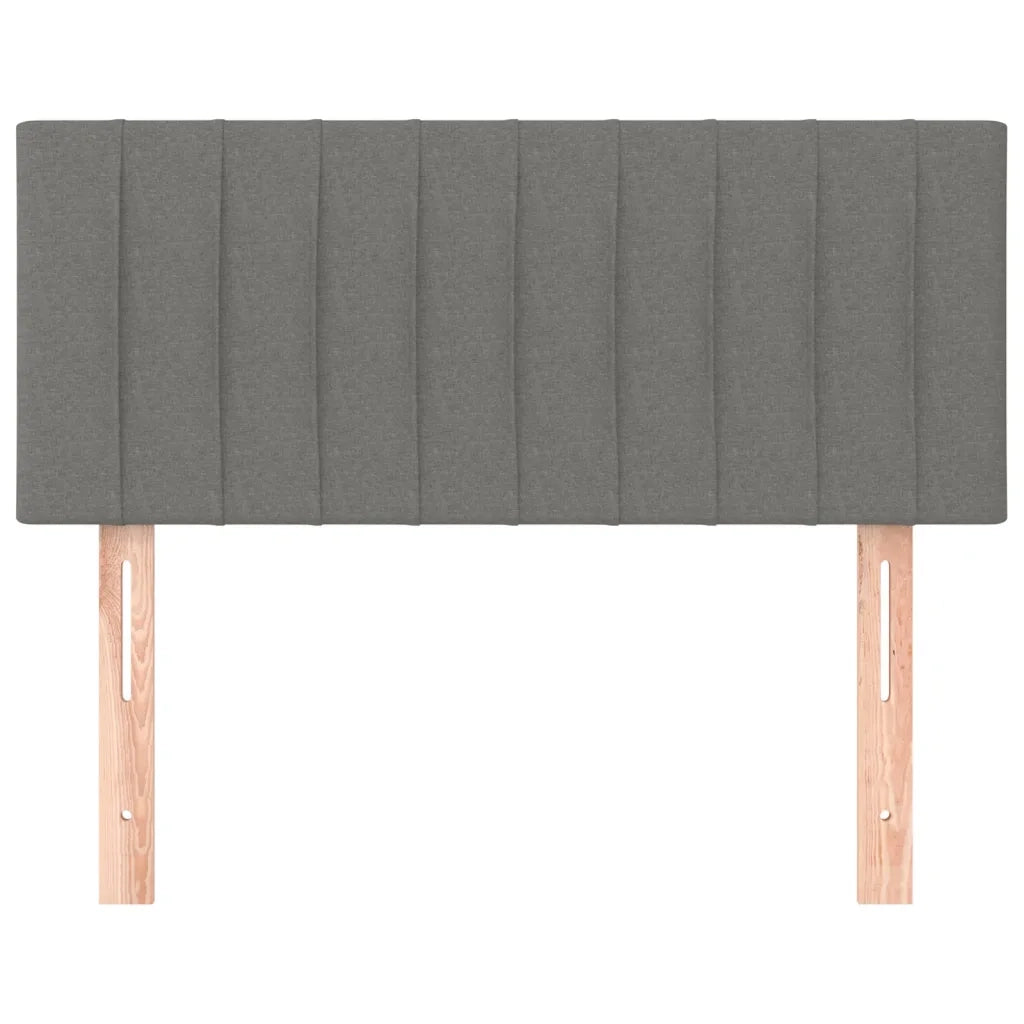 Testiera | Testata Grigio Scuro 100x5x78/88 cm in Tessuto