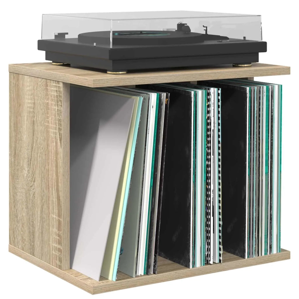 Storage per dischi in vinile Rovere Sonoma 42 x 33 x 36 cm 8012836