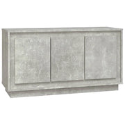 Buffet credenza cassettiera mobiletto mobile contenitore organizer per cucina soggiorno salotto 102 x 35 x 55 cm legno ingegnerizzato grigio 02_0031835