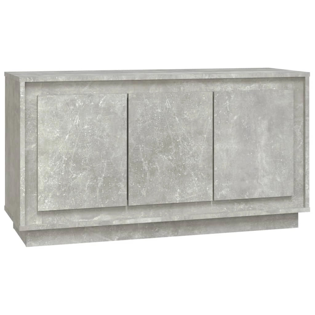 Buffet credenza cassettiera mobiletto mobile contenitore organizer per cucina soggiorno salotto 102 x 35 x 55 cm legno ingegnerizzato grigio 02_0031835