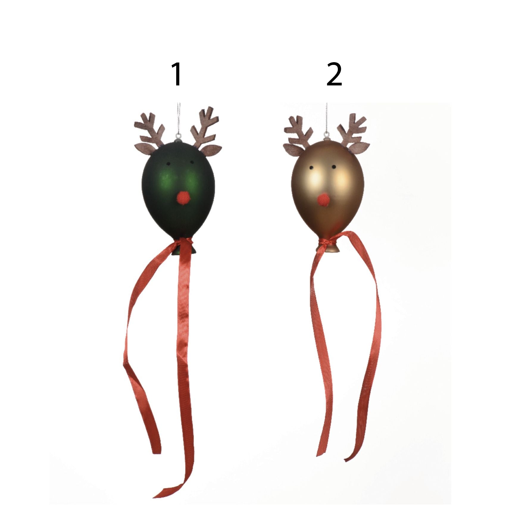 PENDAGLIO IN VETRO NASO RENNA