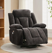 Poltrona relax elettrica con massaggio, riscaldamento e USB