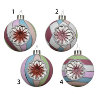 PALLE IN VETRO ROSA-ROSSO-AZZ