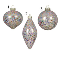 PALLA IN VETRO TRASPARENTE CON