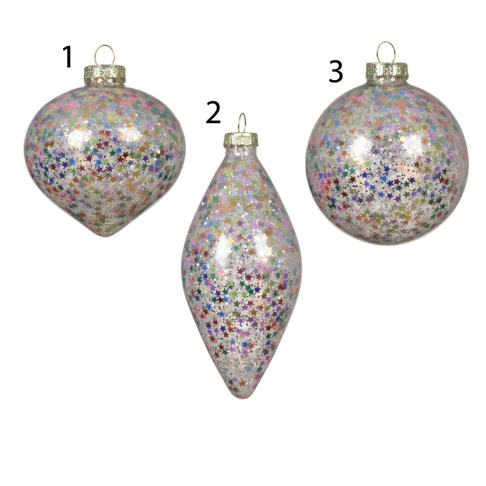 PALLA IN VETRO TRASPARENTE CON