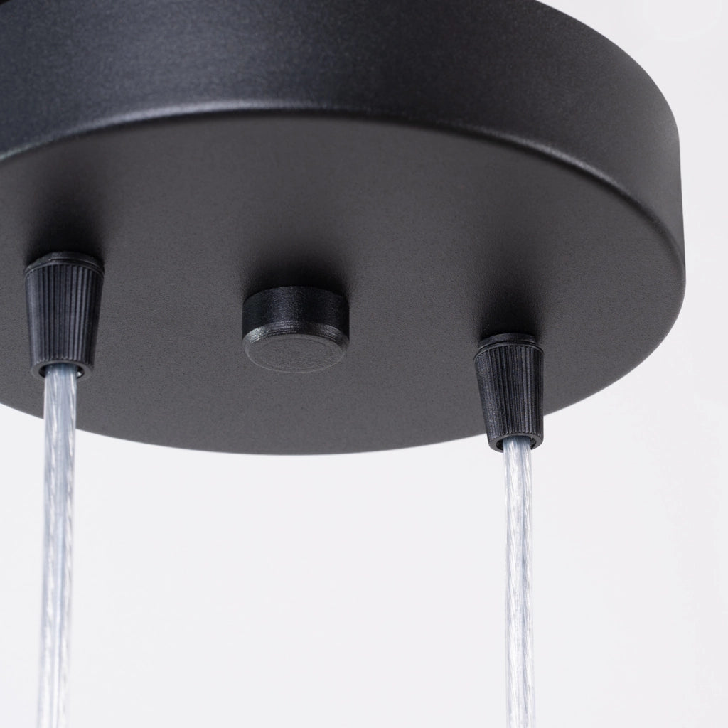 Lampada a sospensione moderna nera doppia 2xGU10 MODENO