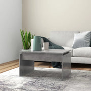 Tavolino da Salotto Grigio Cemento 68x50x38cm Legno Multistrato 808336