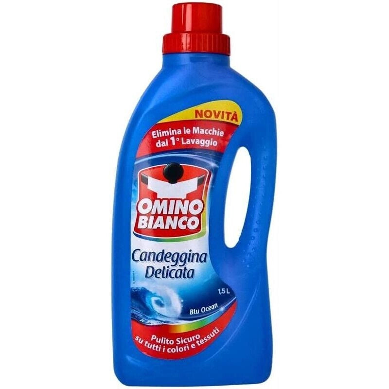 OMINO BIANCO CANDEGGINA DELICATA BLU OCEAN IN FORMATO DA 1.5 LT