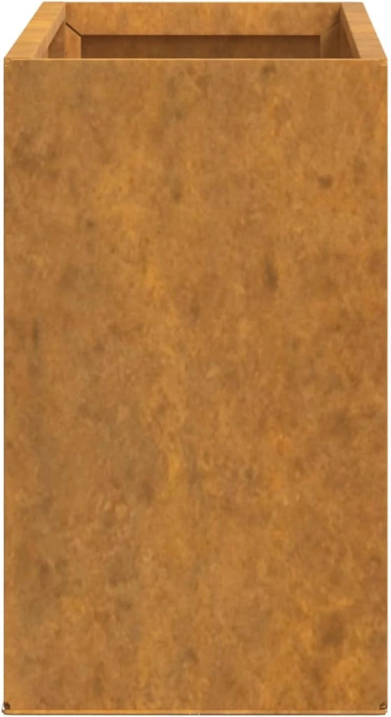 Fioriere da parete 2 pz Acciaio Corten Grigio 53x10x17 cm, Vasi da esterno, Fioriere da esterni, Raised Bed, Fioriera Balcone, Vasi Balcon - 823686