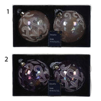 BOX 2 PALLE  IN VETRO CON