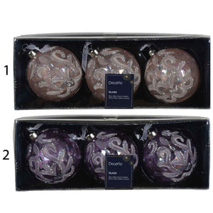 BOX 3 PALLE  IN VETRO CON