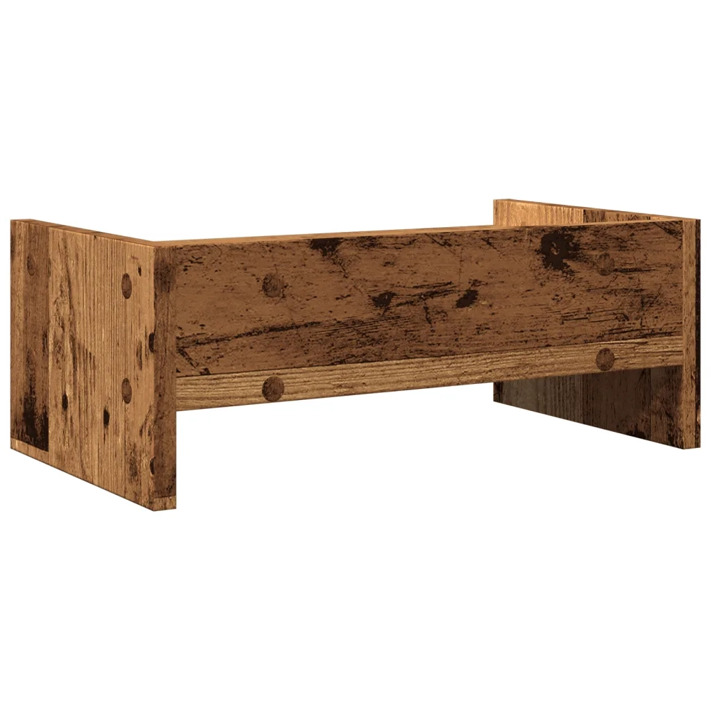 vidaXL Supporto Monitor Legno Vecchio 42x24x16 cm in Truciolato