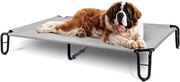 Letto Elevato per Cani, 122 x 83,8 x 20,3 cm, Grande, Grigio