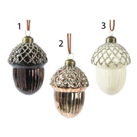 GHIANDA VETRO ARGENTO CON