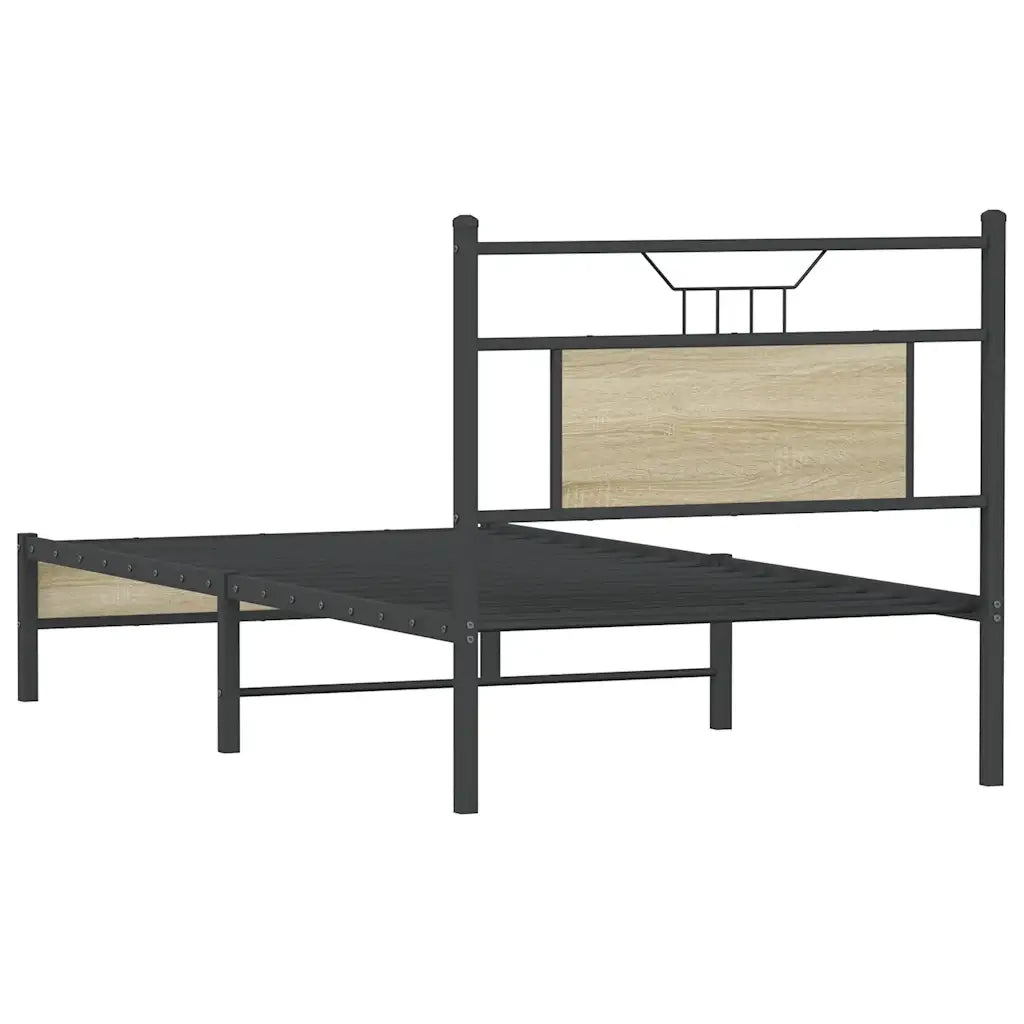 Giroletto senza Materasso Rovere Sonoma 90x190 cm in Truciolato 4106936