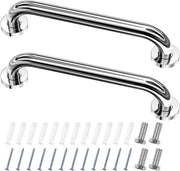 Manubri Antiscivolo per Anziani - 2 Pezzi - Acciaio Inossidabile - 30 cm