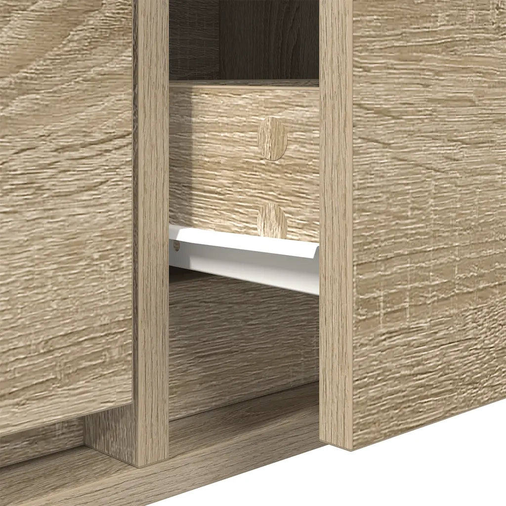 Mobile Porta TV Rovere Sonoma 60x31x25,5 cm Legno Multistrato 861494