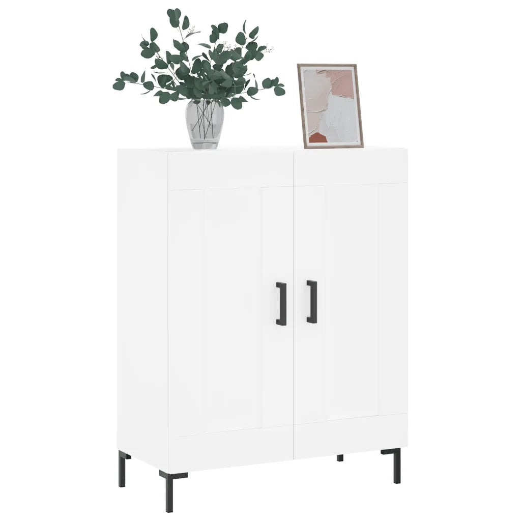 Credenza Bianca 69,5x34x90 cm in Legno Multistrato 830196