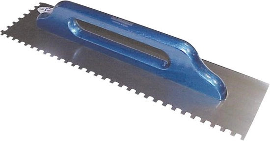Tang stile svizzera 6x6 mm a 6 denti - inox - 500 x 130 mm - manico in legno.