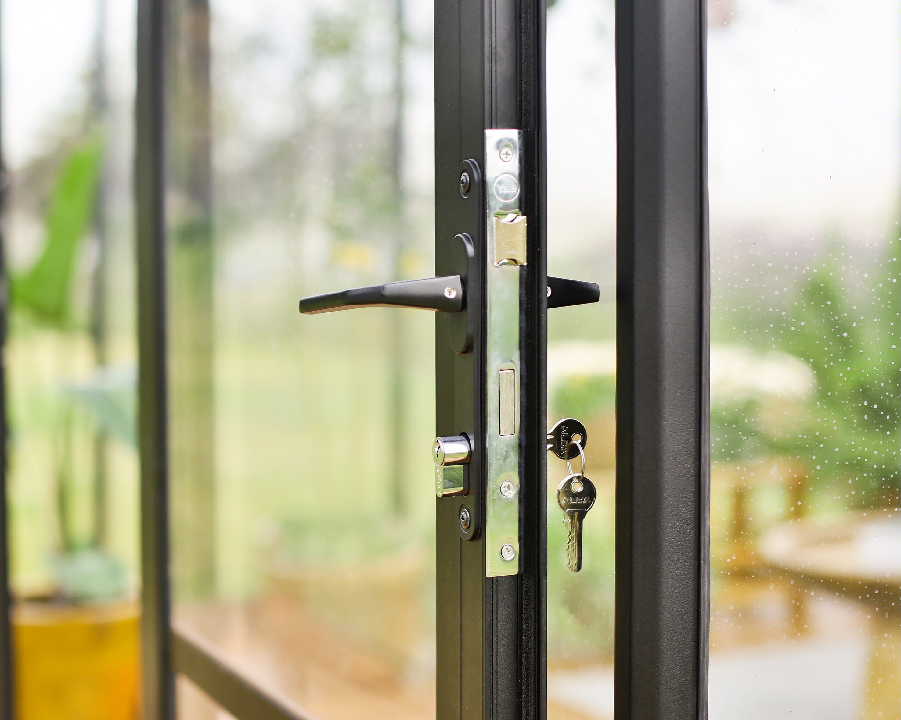 Serra Da Giardino in Policarbonato 458x304x285 cm- colore Nero Canopia ARIA Ibrida