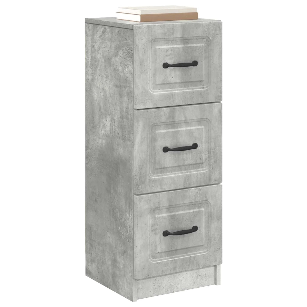 Mobile con Cassetti Grigio Cemento 33 x 34,5 x 87 cm 895768