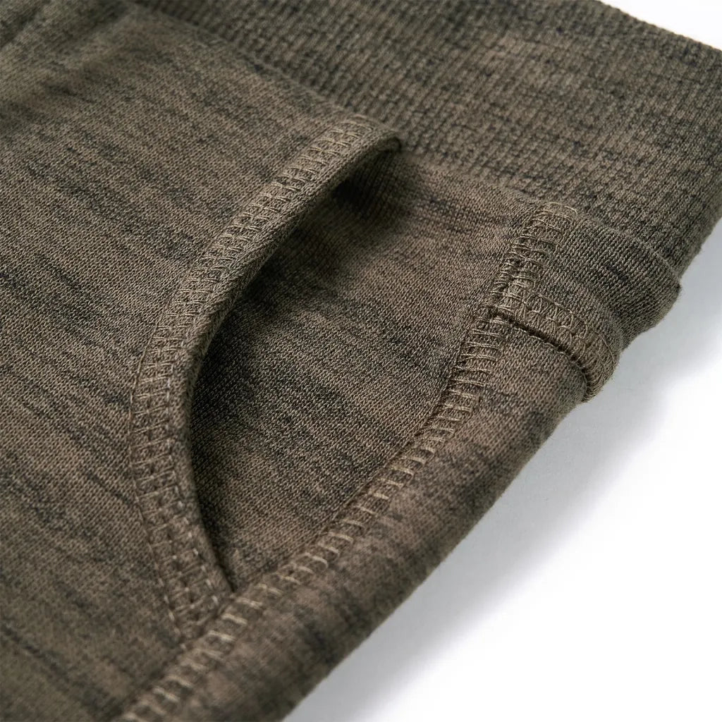 Pantaloni Tuta per Bambini Cachi Scuro M¨¦lange 92 CFW7799483