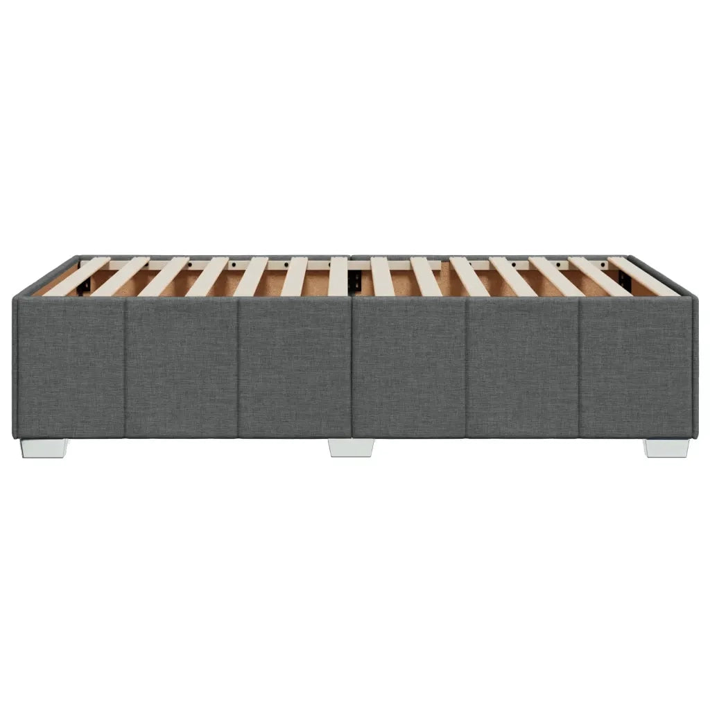 Giroletto senza Materasso Grigio Scuro 90x200 cm Tessuto