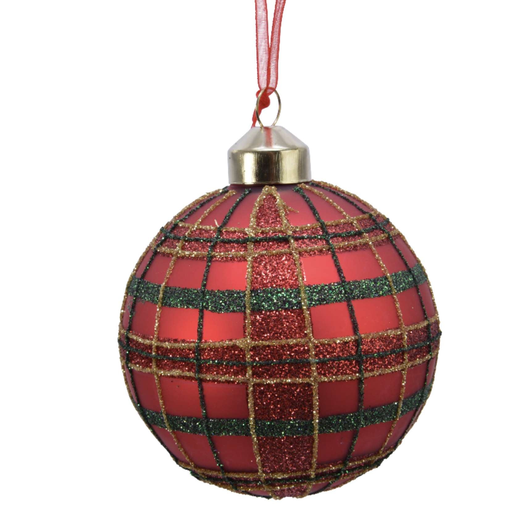 SET 3 PALLE IN VETRO ROSSO