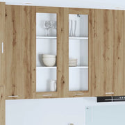 Armadio pensile con porta Rovere artigianale 80 x 31 x 100 cm 884401