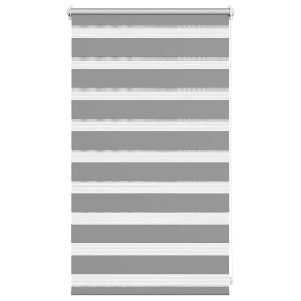 Tenda a rullo zebra-Tenda avvolgibile 50,9x100 cm Tessuto Larghezza 46,7 cm grigio