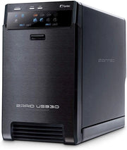 Bacchetta esterna RAID doppia per 2x dischi rigidi 3,5 pollici SATA con USB 3.0 e controllo di temperatura
