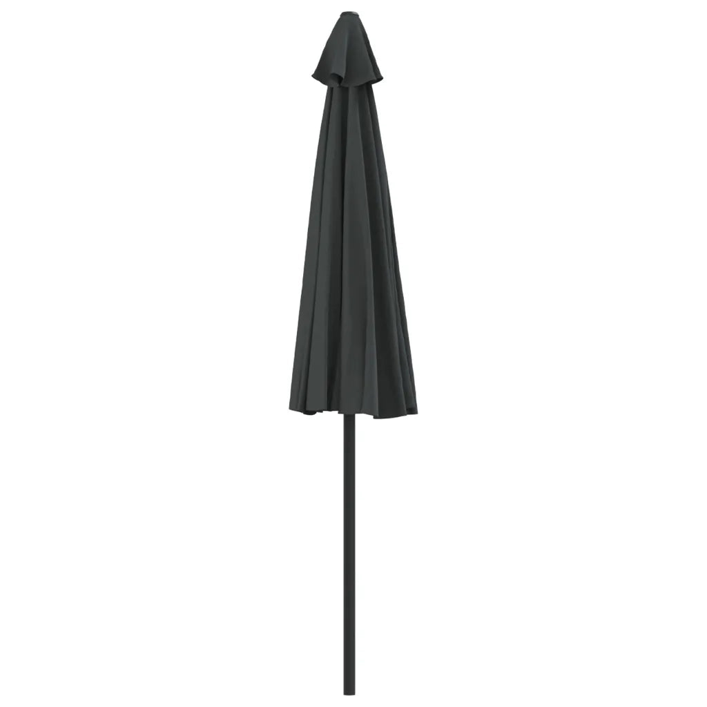 Ombrellone Balcone-Ombrello da giardino Palo Alluminio Antracite 270x144 cm a Met¨¤