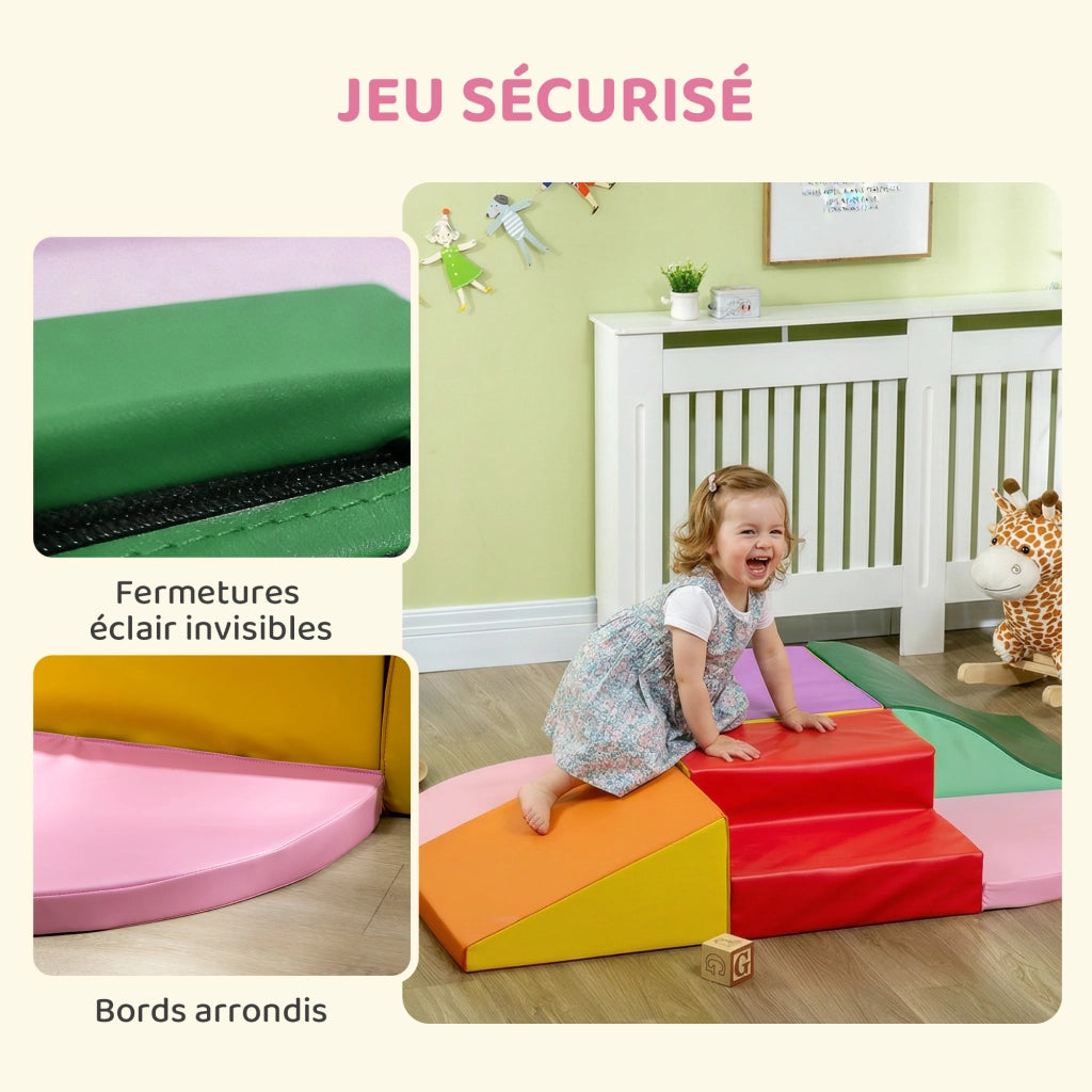 Blocchi da costruzione morbidi XXL per bambini ¨C zephmum ¨C 6 pezzi