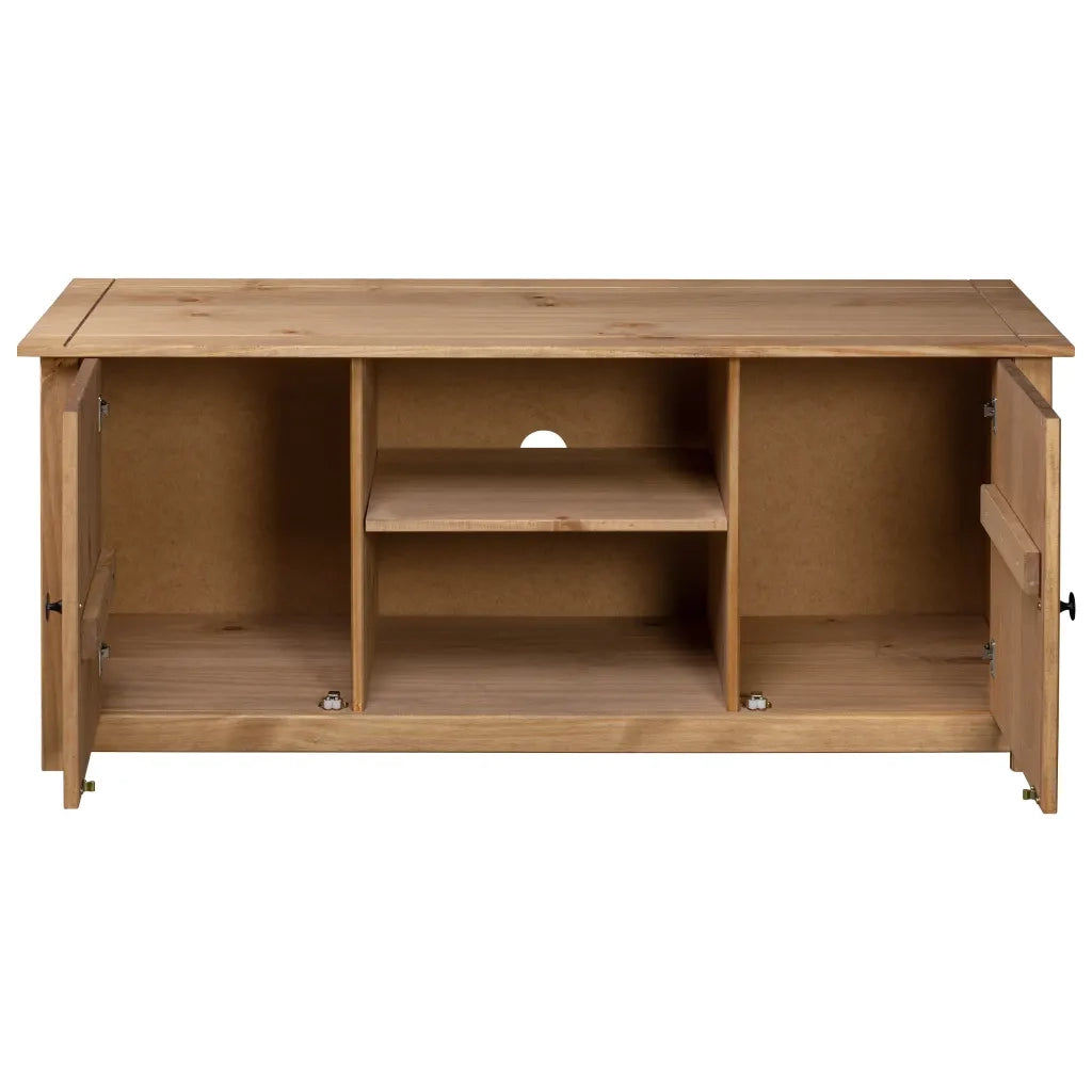 Moble TV 120x40x50 cm in Legno Massello di Pino Panama Range 282670