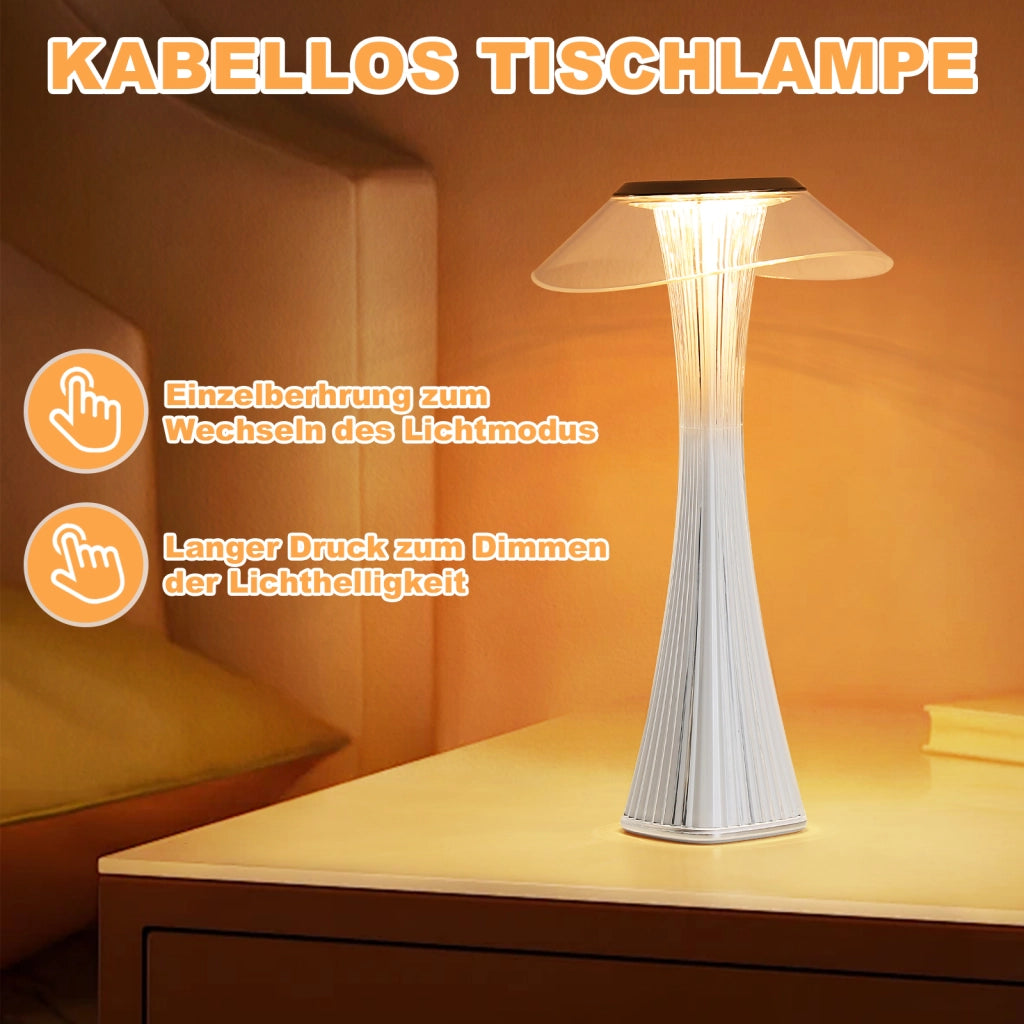 ZMH Lampada da tavolo LED touch dimmerabile 3000-6500K bianca per camera letto soggiorno
