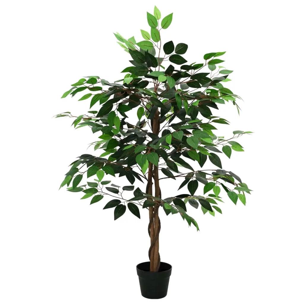Pianta Ficus Artificiale Verde 90 x 16 x 110 cm Tessuto e Legno CFW3609759
