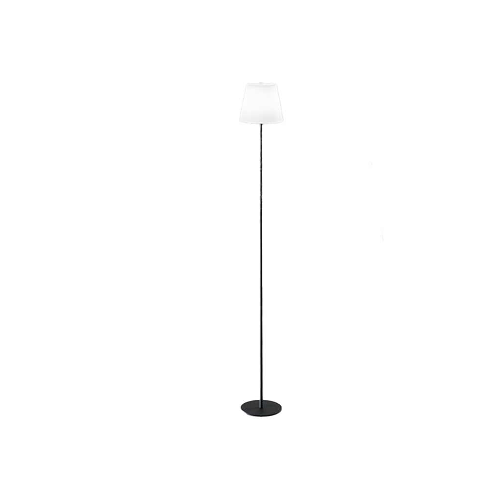 Lampade Terra Esterno Moderna Estia Alluminio Nero Acrilico Led 2W 3000K