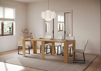 Consolle Allungabile 90x25/181 cm Pannelli in Nobilitato Slick Quercia Natura