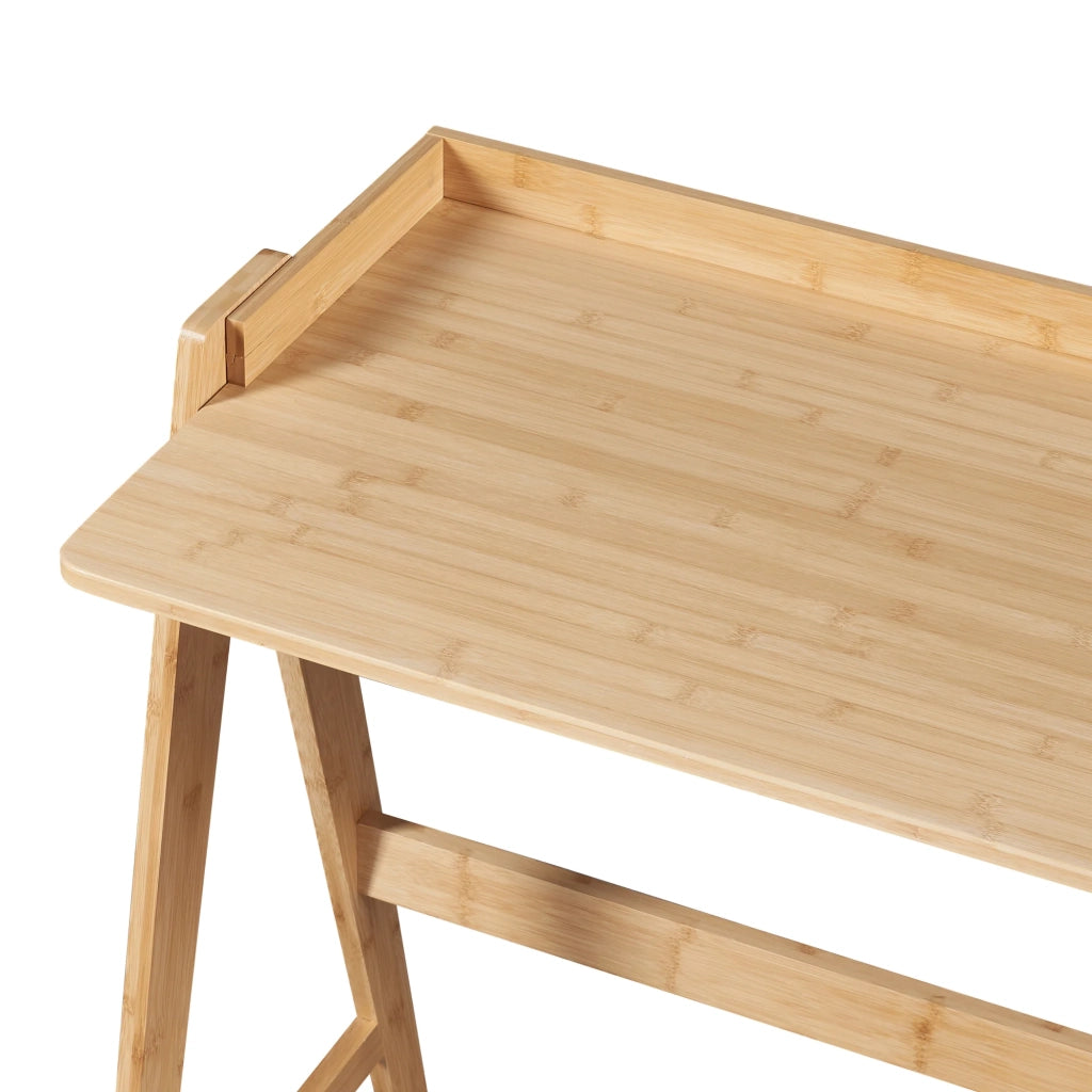 Scrivania/Postazione di lavoro 123 x 53 x 80 cm Bambù naturale 03_0009055