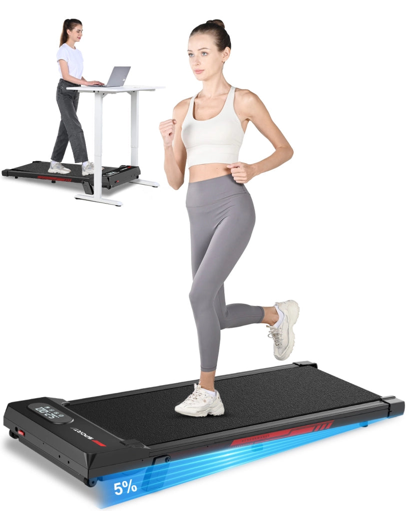 Tapis roulant, tapis roulant domestico , motore da 2,5 HP, tapis roulant a pendenza stretta, 1-8 km/h, con telecomando, display LED, 145 kg