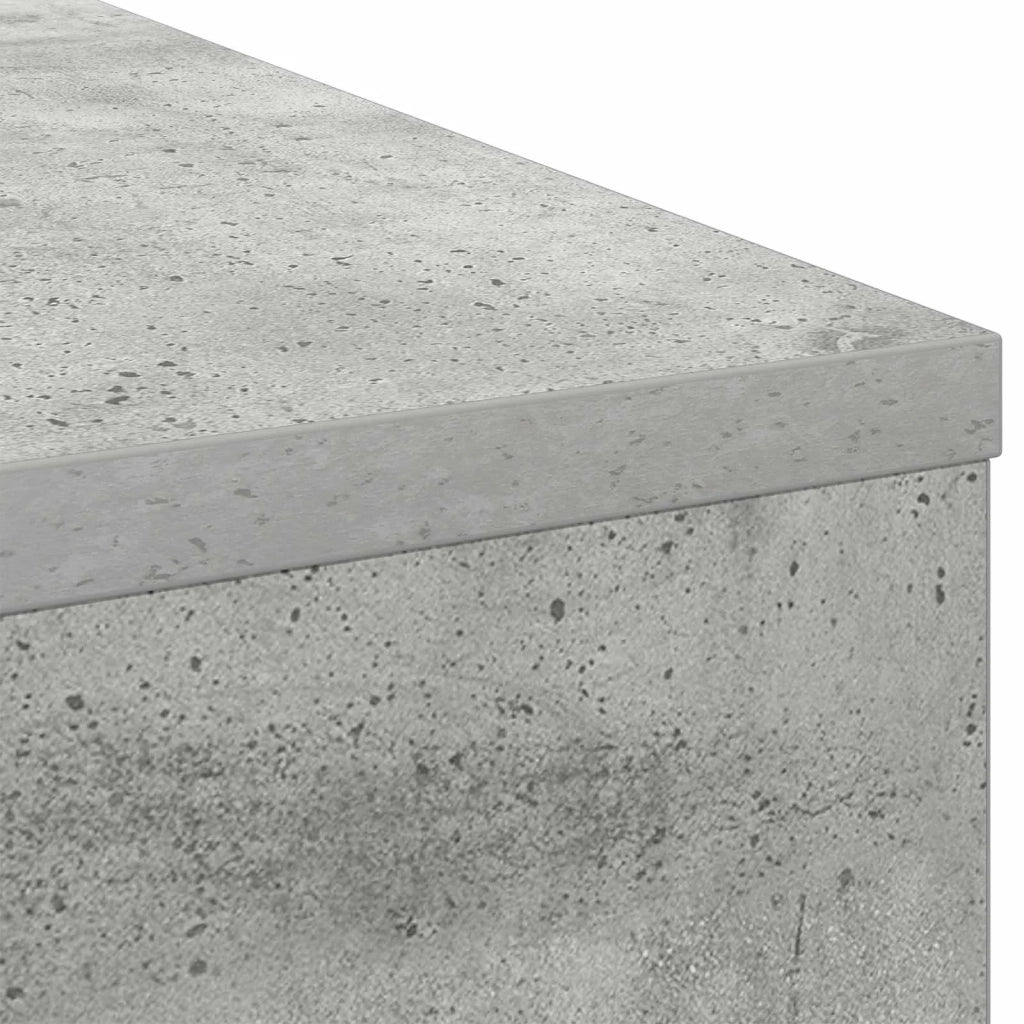 Scrivania Grigio cemento 100 x 40 x 75 cm Legno multistrato 8000455