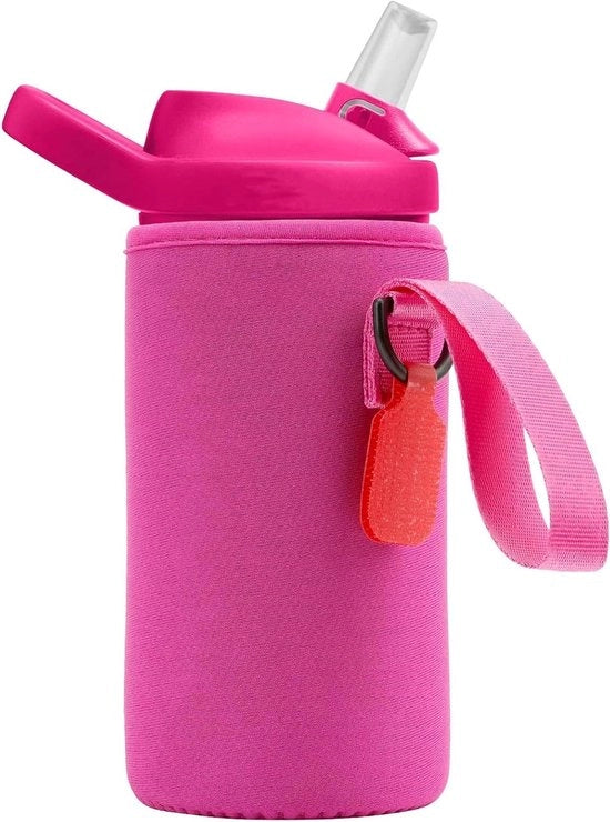 Accessorio per bottiglia d'acqua CamelBak Eddy - Tritan - rossa - custodia - copri bottiglia - con nome personalizzato.