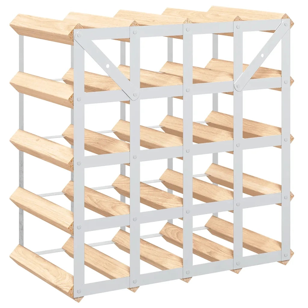 Portavini da 20 Bottiglie in Legno Massello di Pino 282469