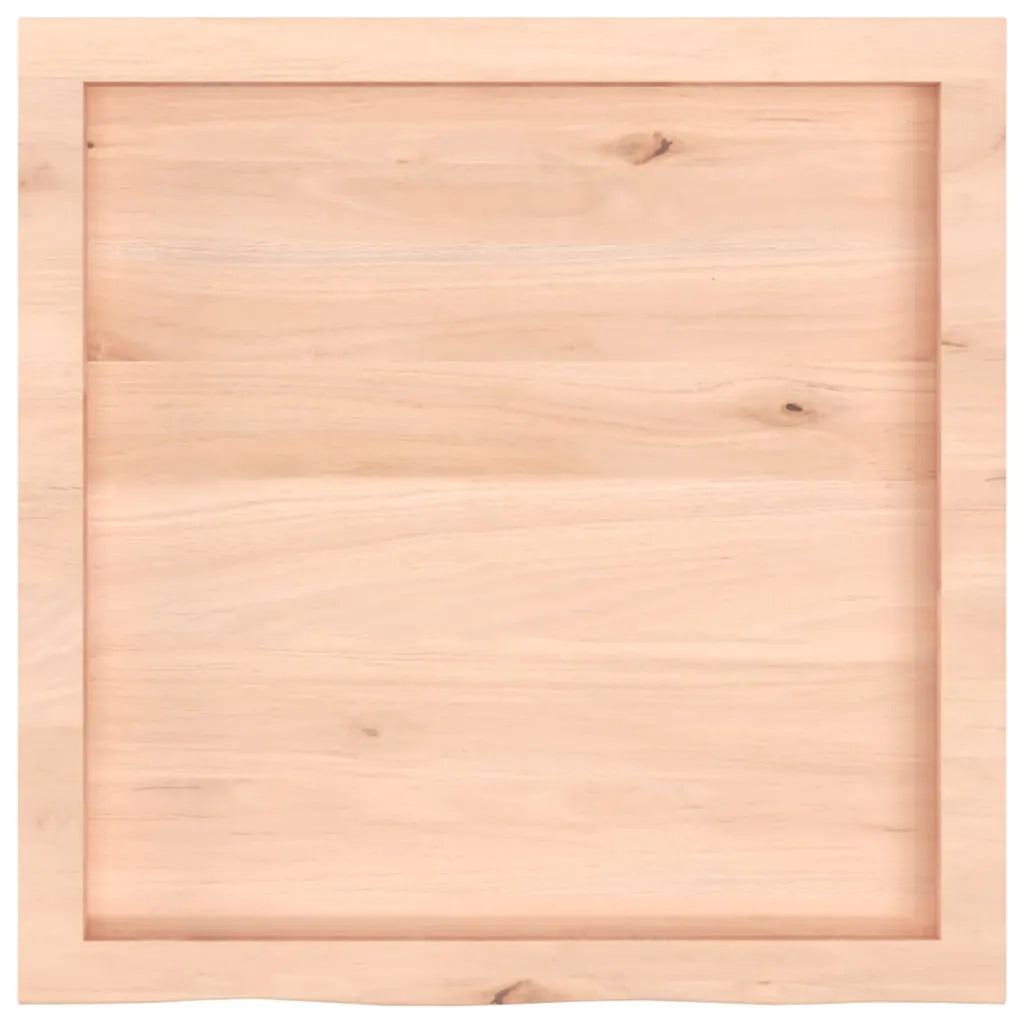 Piano Bagno 60x60x(2-4) cm in Legno Massello Non Trattato 3156015