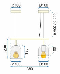 Lampada APP1032-2C White